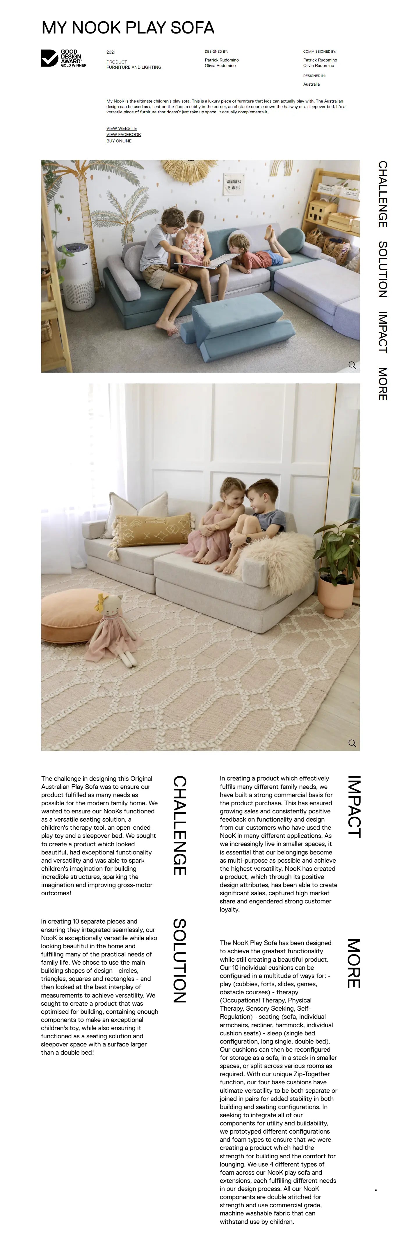 Good Design Awards Profile - NooK