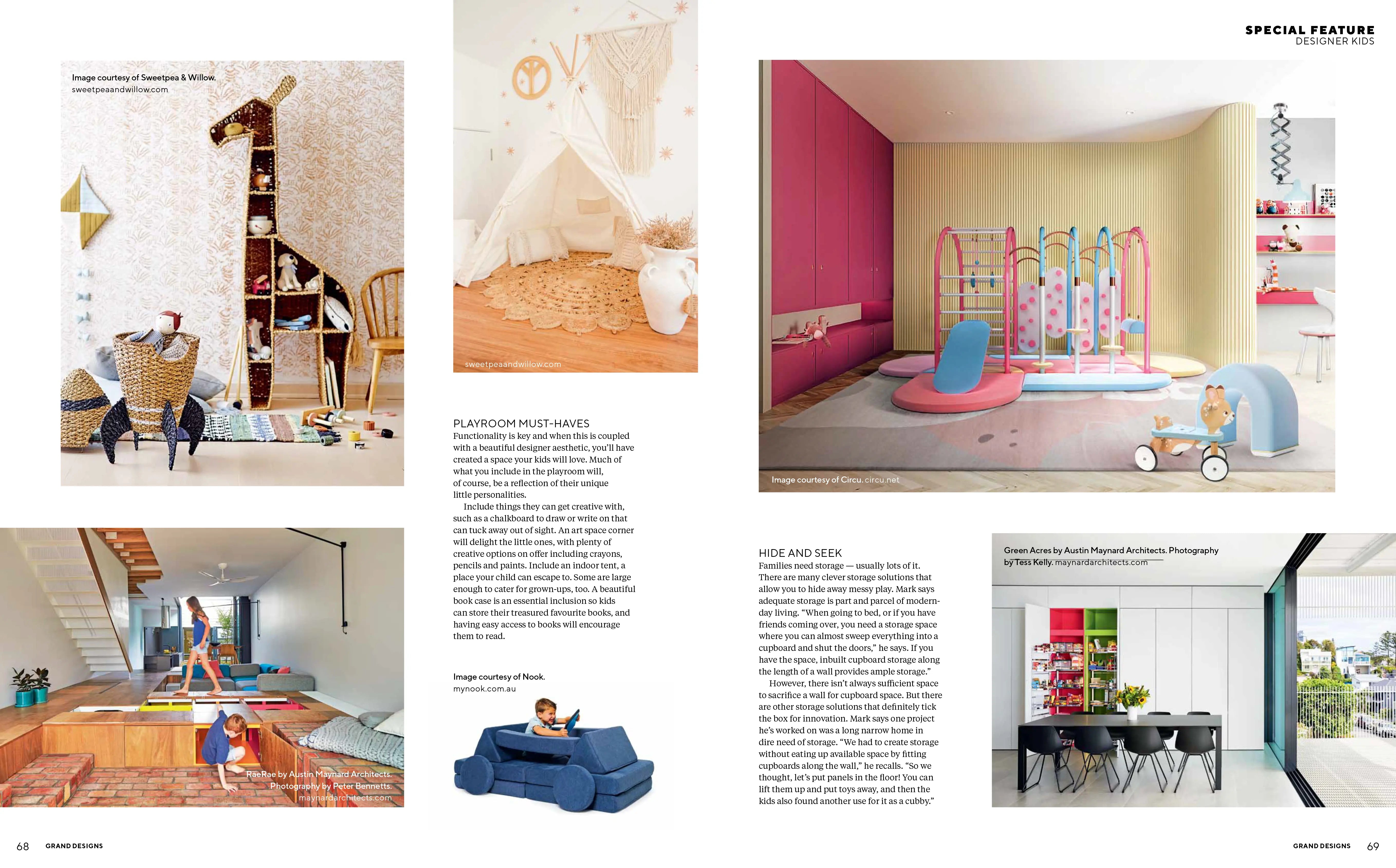 Grand Designs Australia Magazine - Designer Kids Special Feature