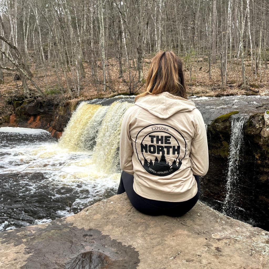 The original SKOL! cropped fleece hoodie – White — UFFDA