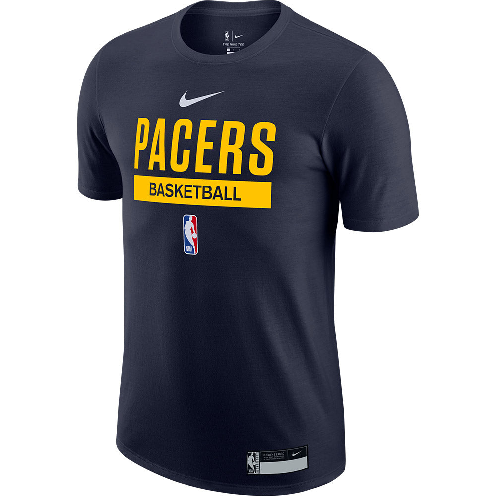 Adult Indiana Pacers 22-23 Sleeve Practice T-shirt Navy by Ni | Pacers Team Store