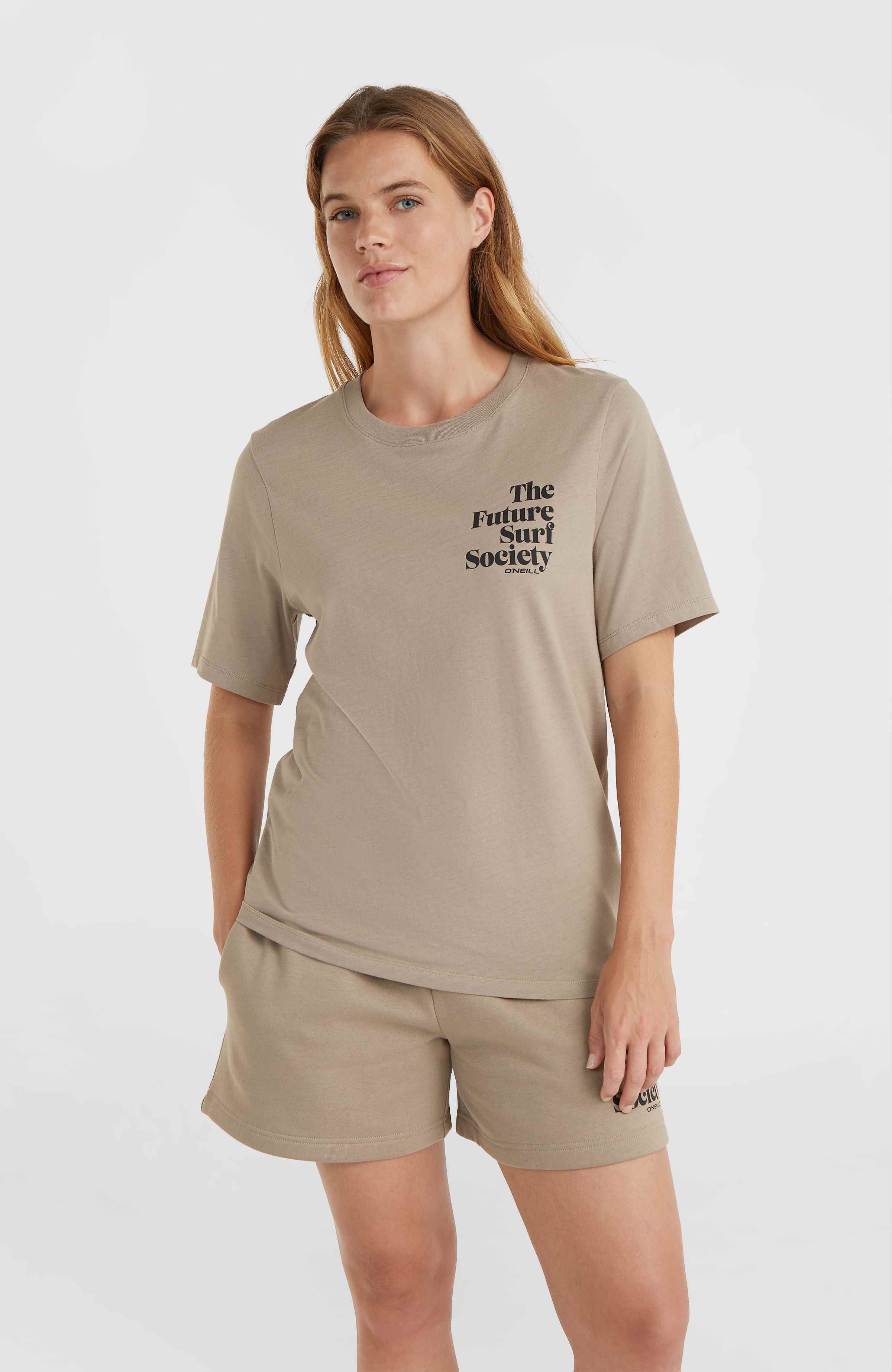 O'Neill Future Surf Society Regular T-Shirt  - Braun - Damen - Größe: L