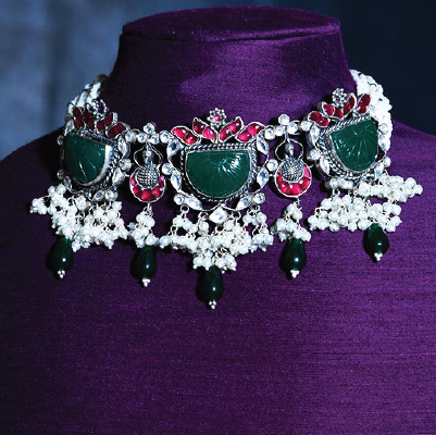 20+ Adorable Antique Silver Jewellery Pieces! • South India Jewels