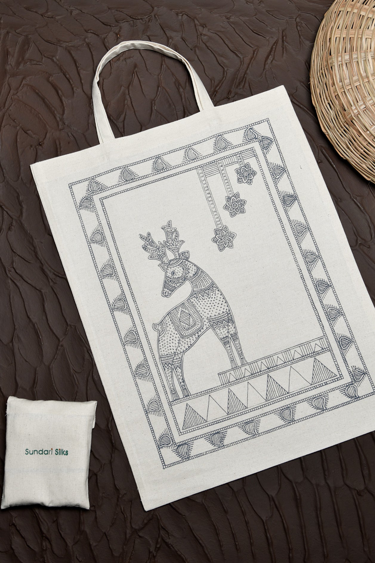  Deer Printed Reusable Cloth Bag 