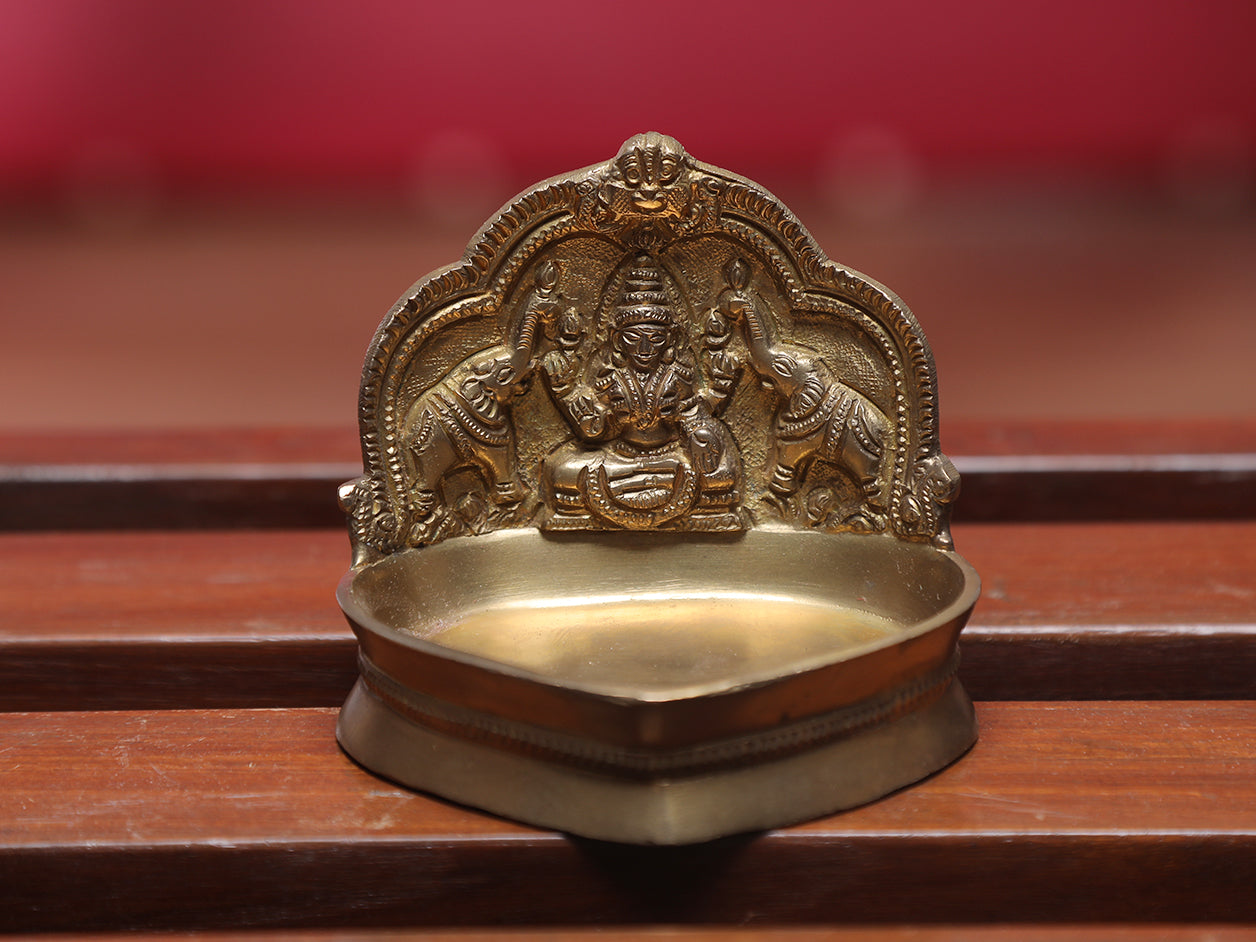  Traditional Brass Kamatchi Vilakku 