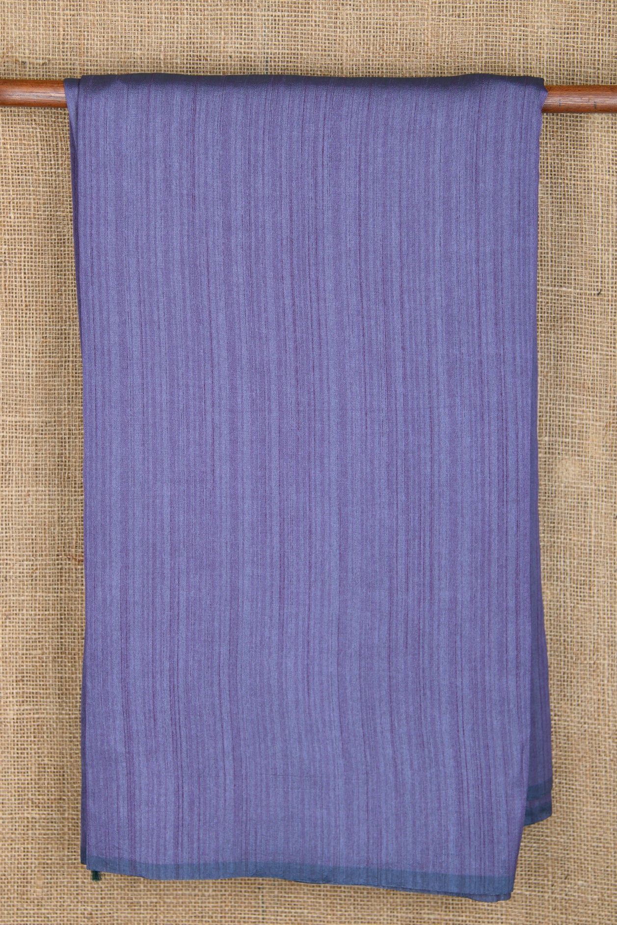  Dusty Lavender Plain Dupion Saree 