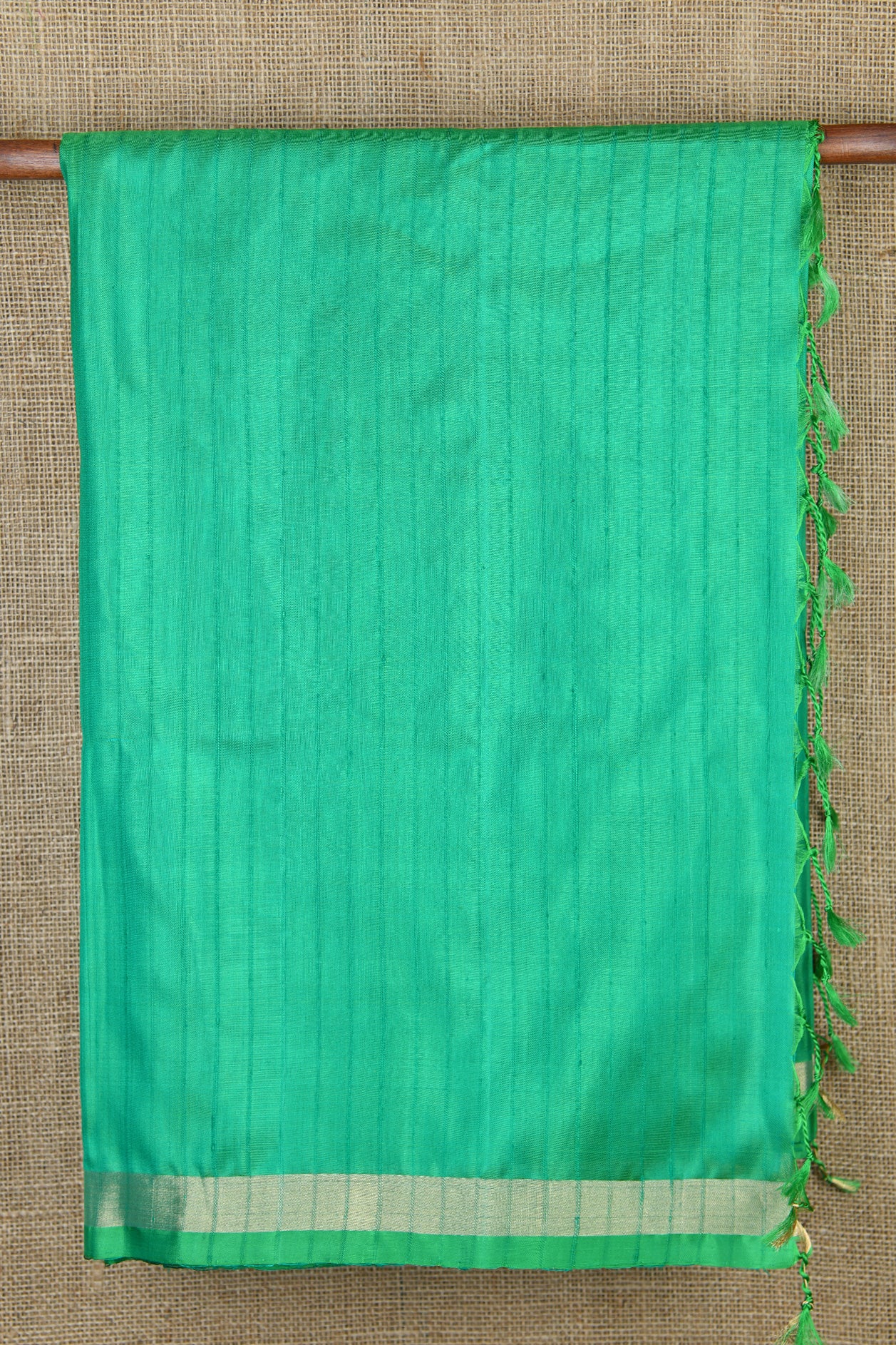  Light Green Plain Silk Saree 