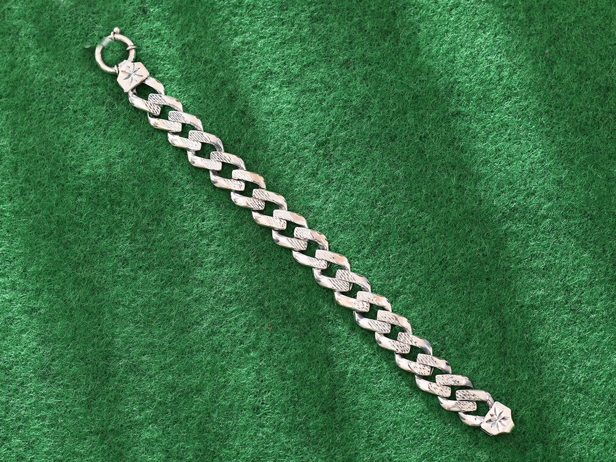  Light Weight Pure Silver Bracelet 