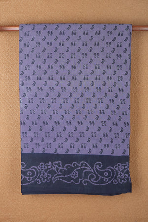 
          
          Paisley And Leaf Design Pastel Purple Sungudi Cotton Saree
           