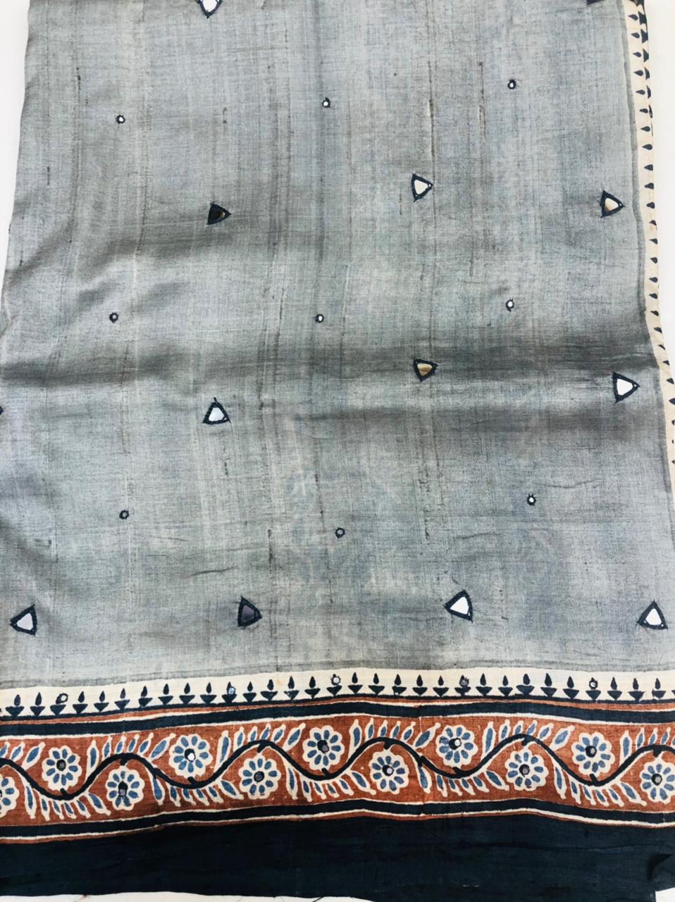  Tussar Saree 