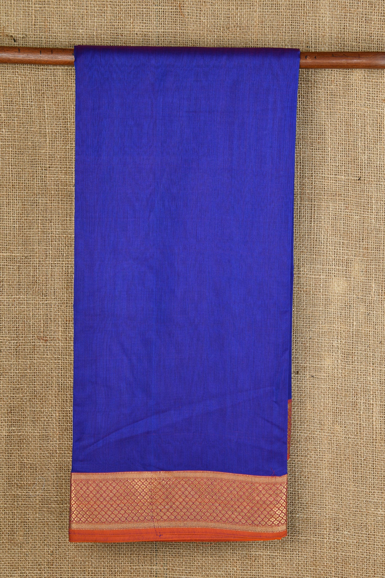  Mayilkan Border Blue Maheswari Cotton Saree 