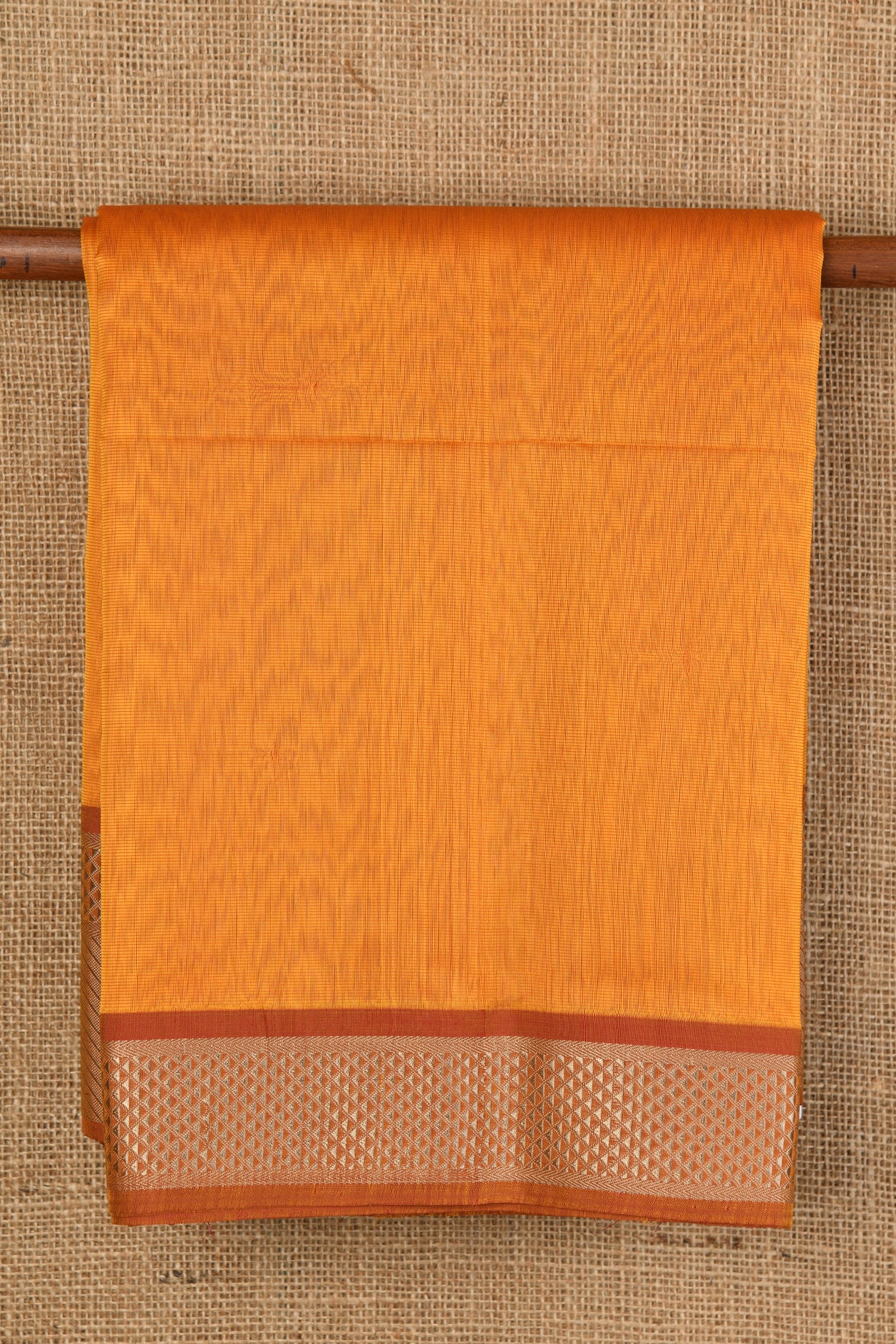  Contrast Border Mustard Maheshwari Silk Cotton Saree 