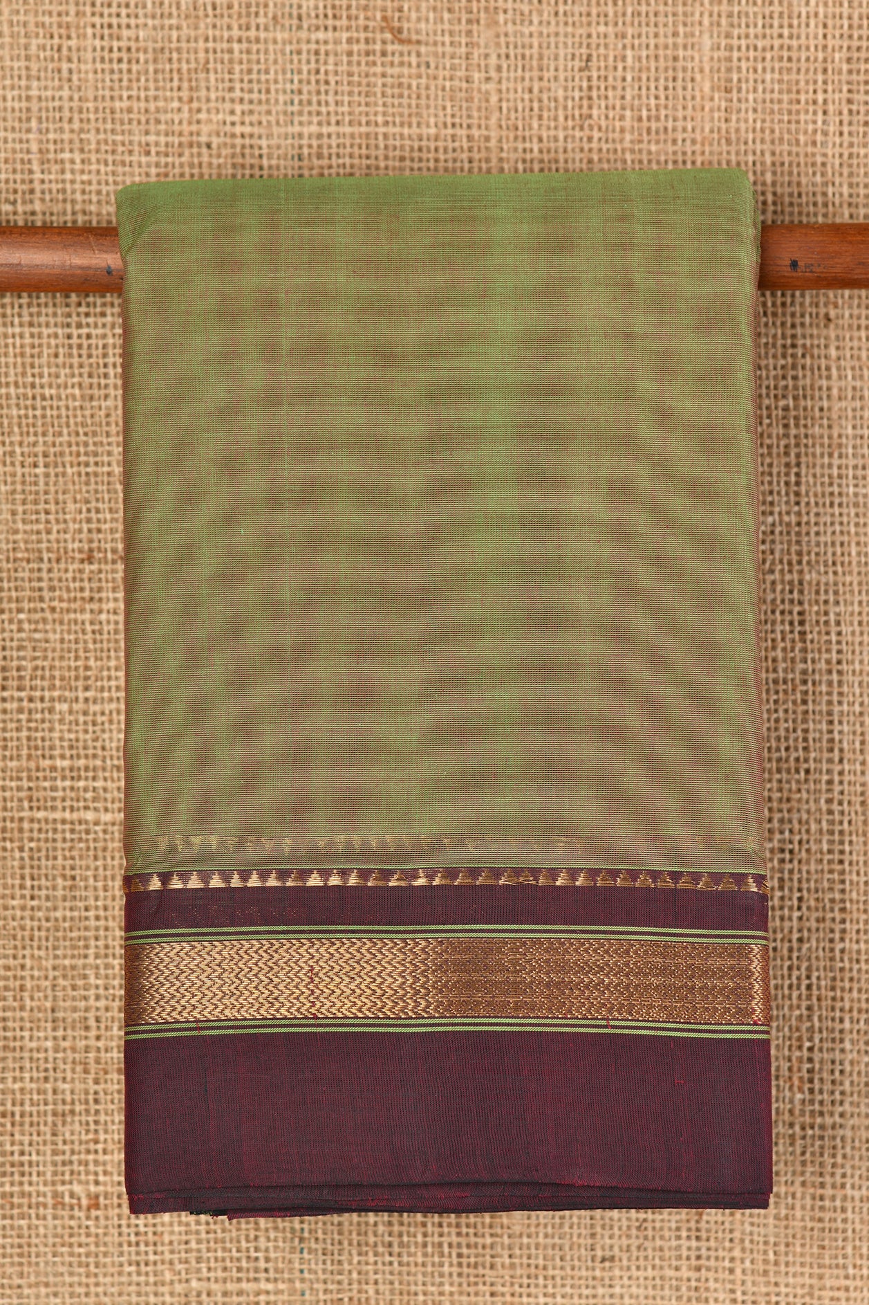  Forest Green Kanchi Cotton Saree 