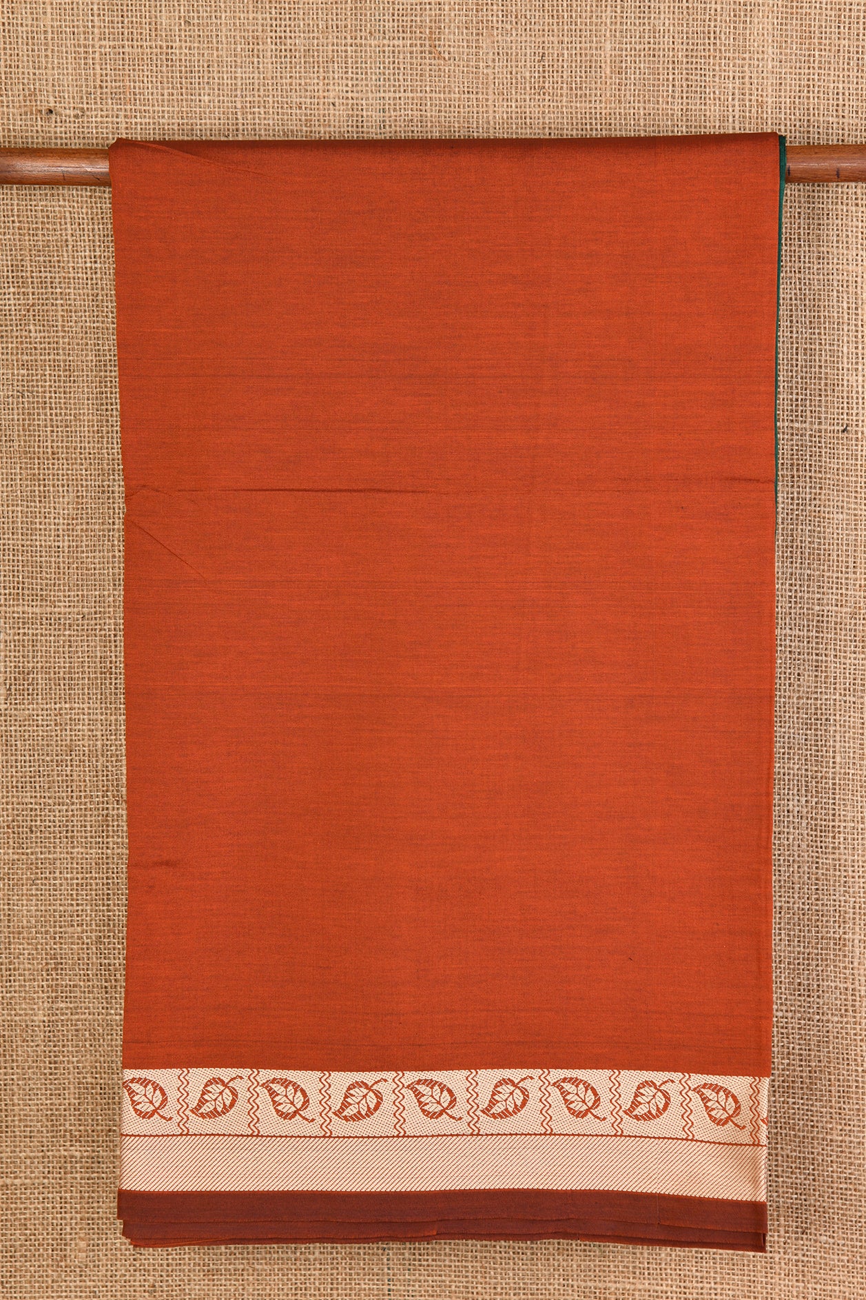  Light Coffee Brown Poly Cotton Saree 