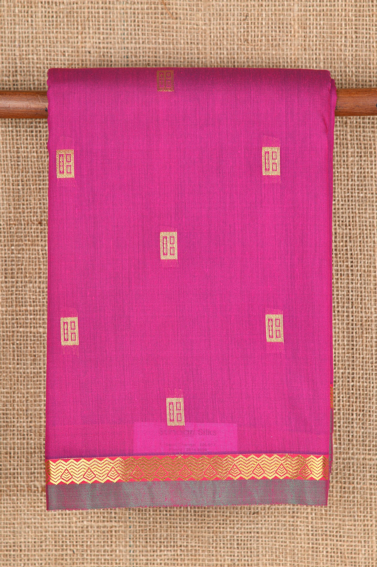  Zari Butta Magenta Apoorva Art Silk Saree 