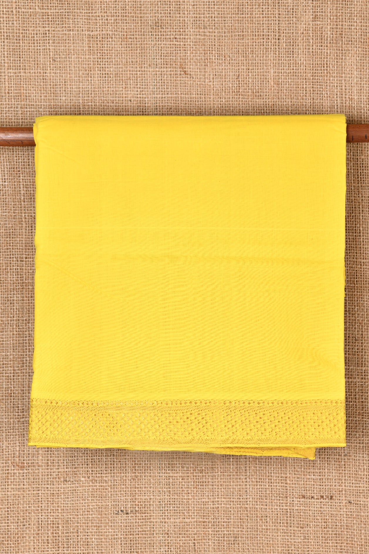  Yellow Mangalagiri Cotton Saree 