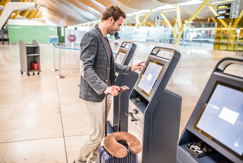 Airport check-in screens 