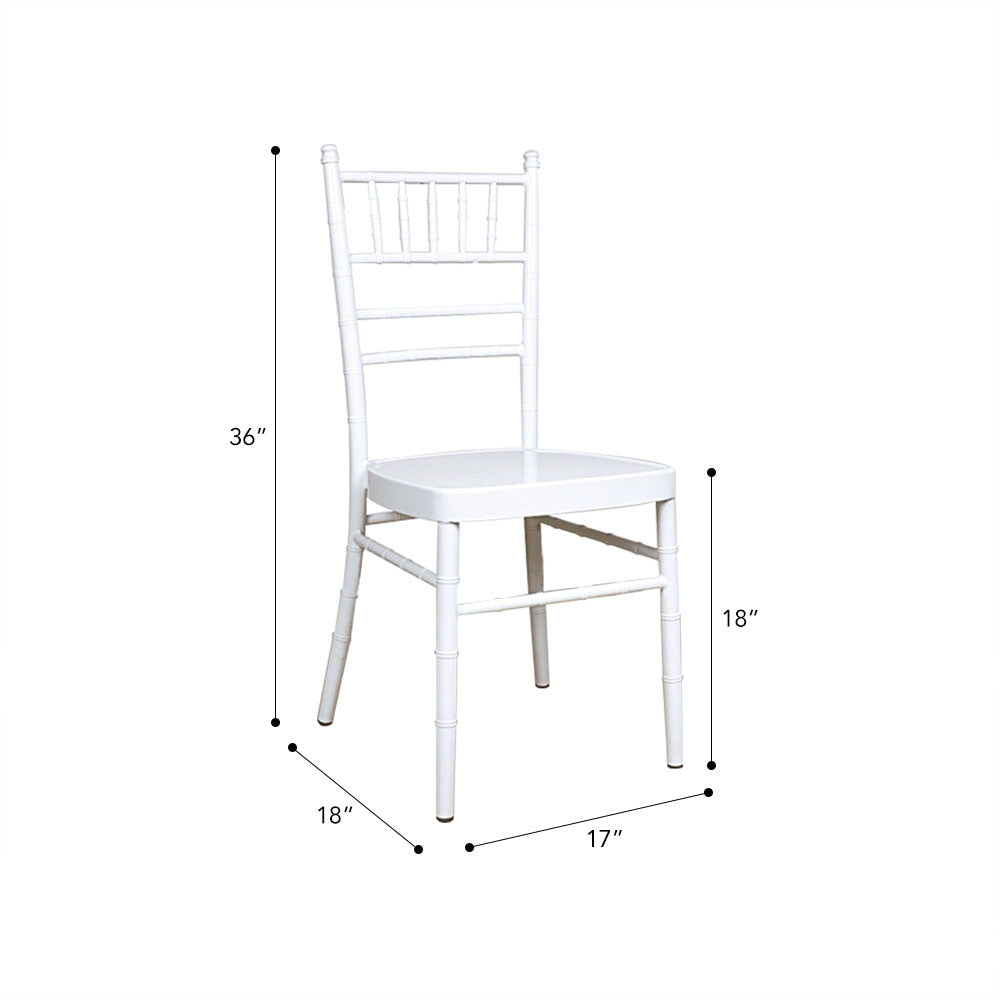 Chiavari Dining Chair #color_White