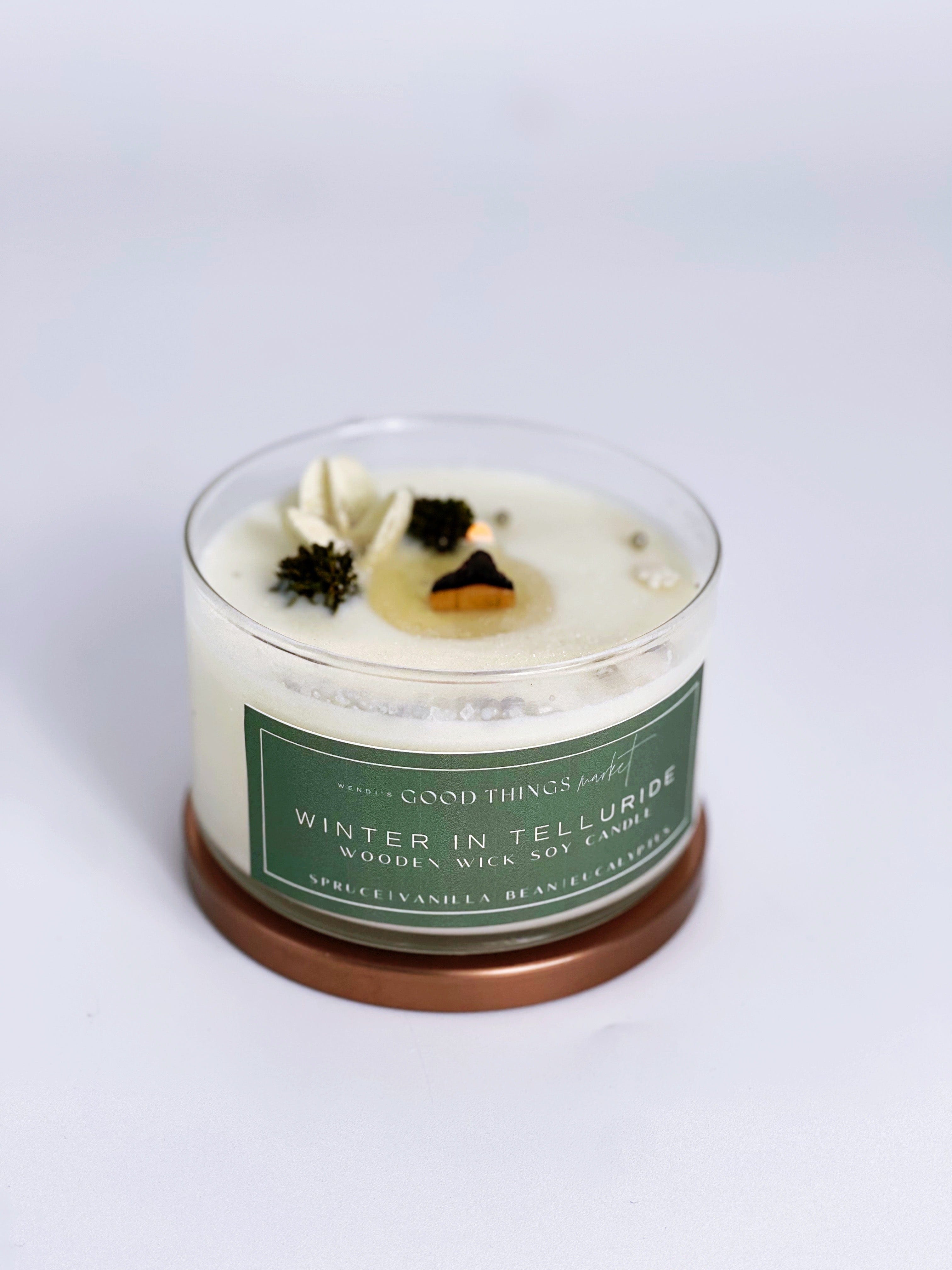 Balsam and Cedar Wooden Wick Soy Candle – Wendi's Good Things Market