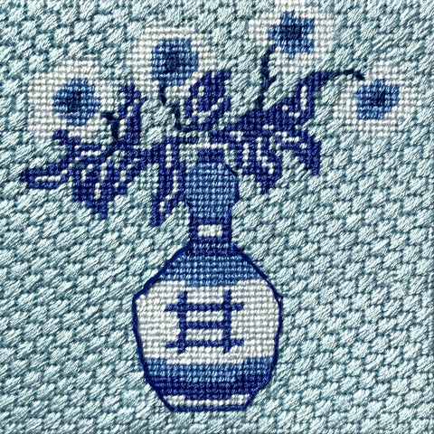 diagonal scotch needlepoint background stitch