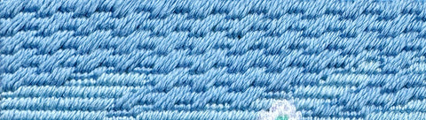 Diagonal Triple Parisian needlepoint stitch