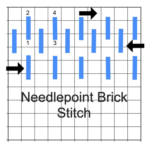 Needlepoint Stitch Library | Decorative Needlepoint Stitches