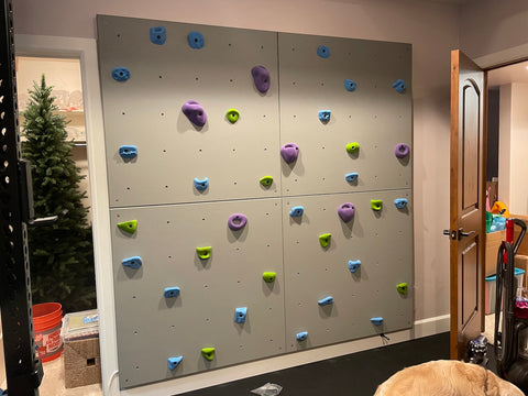 square home climbing wall