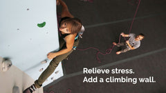 Reduce Stress with a climbing wall
