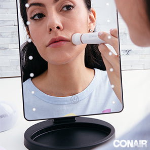 Espejo De Tocador Maquillaje Luz Led Y Aumento 1x/10x Conair –