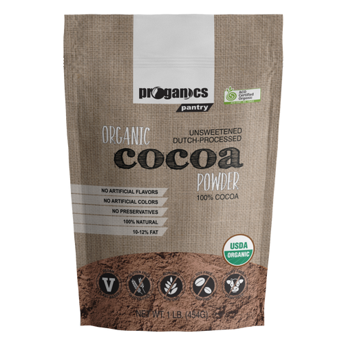 Organic Black Cocoa Powder: Unsweetened & Dutch Processed