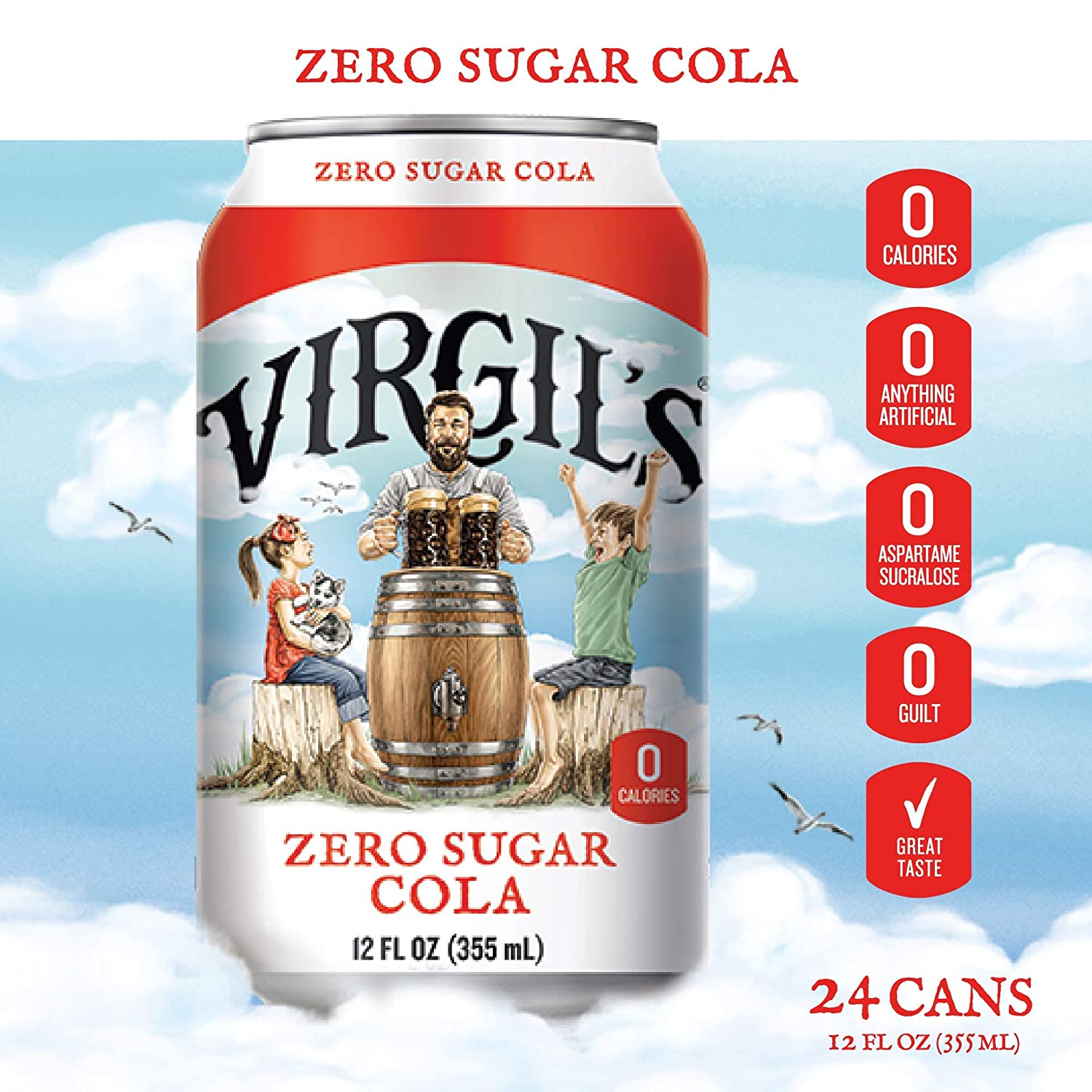 Virgil's Zero sugar cola benefits