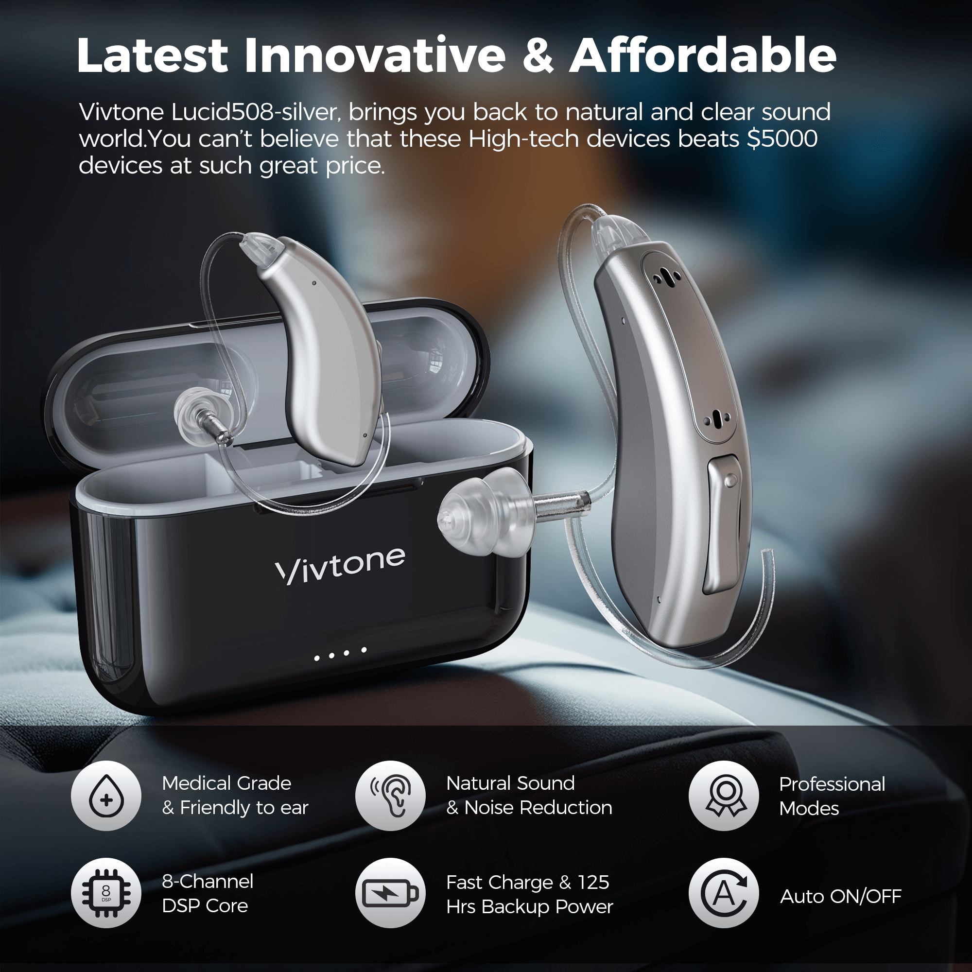 2-vivtone lucid508-silver hearing aids-innovative & affordable