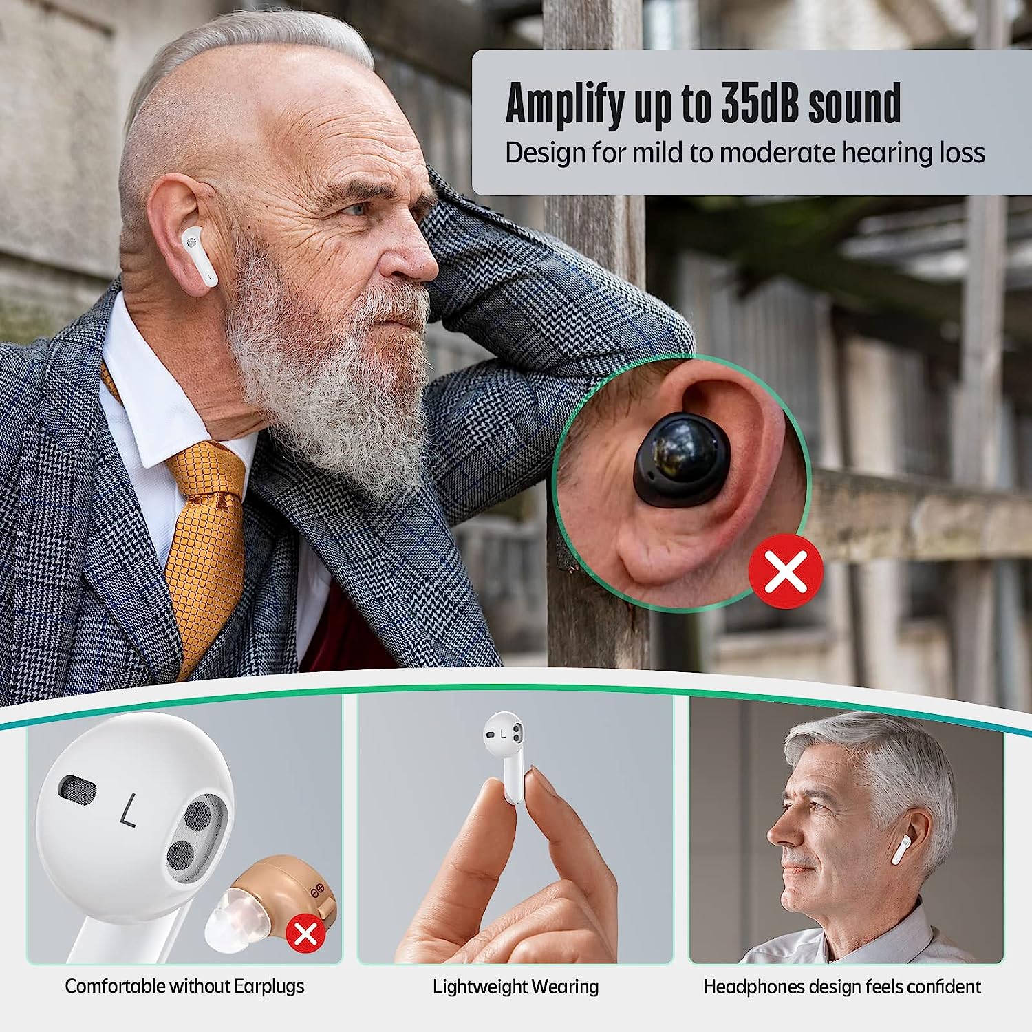 sensley s01hearing aids-headphone design