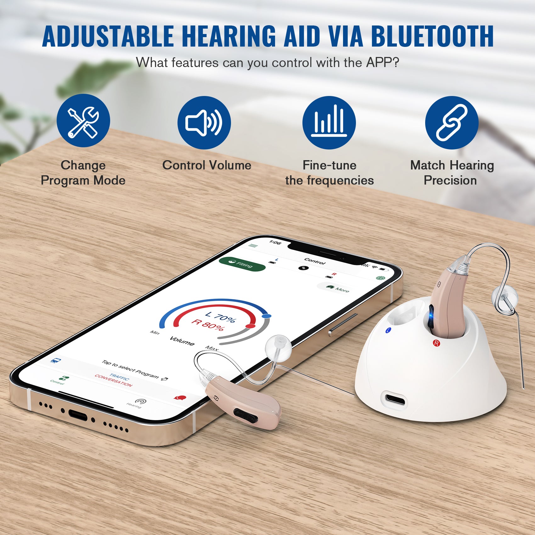 affordable hearing aids with bluetooth