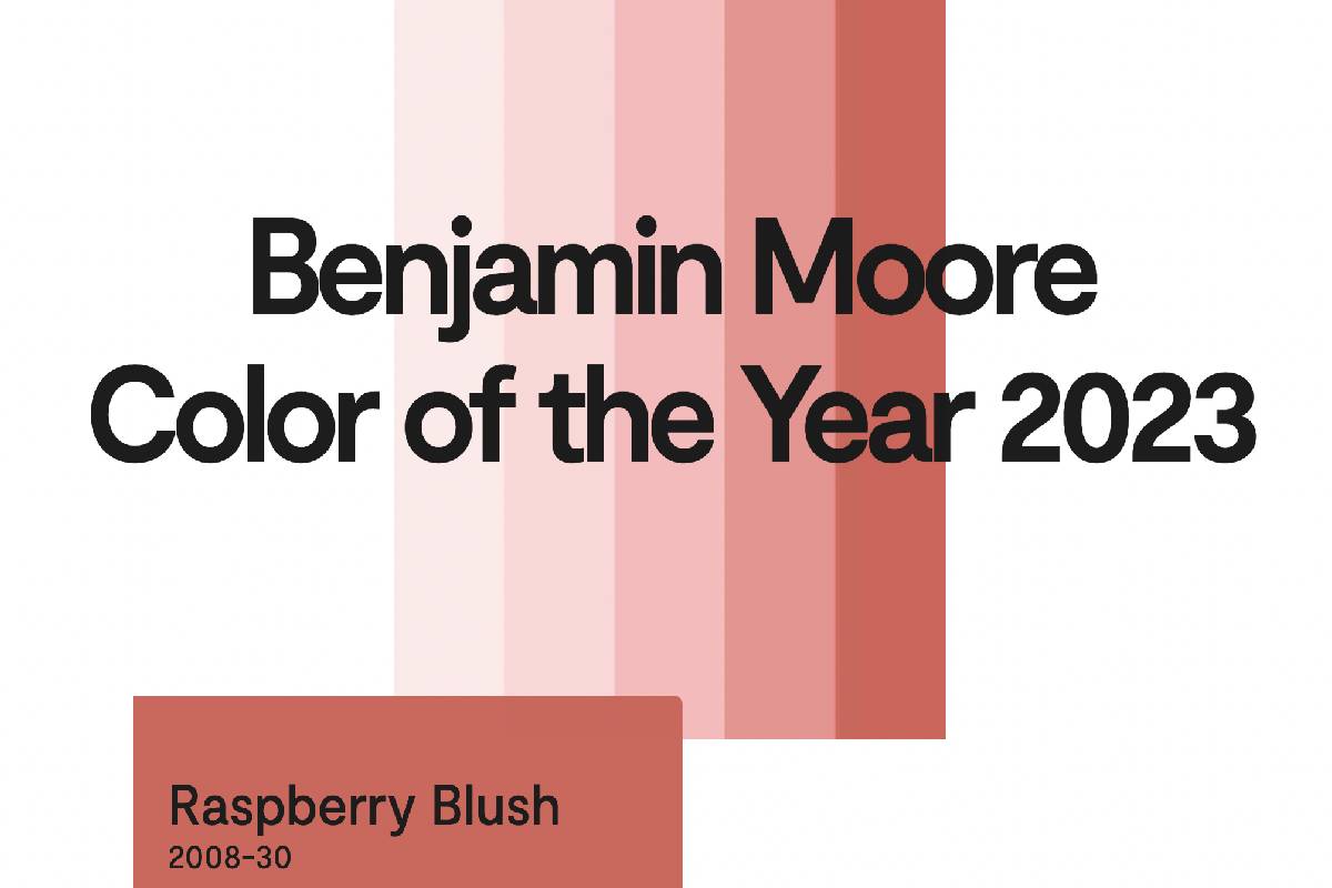 Benjamin Moore presents the Color of the Year 2023 Raspberry Blush near Murfreesboro, Tennessee (TN)
