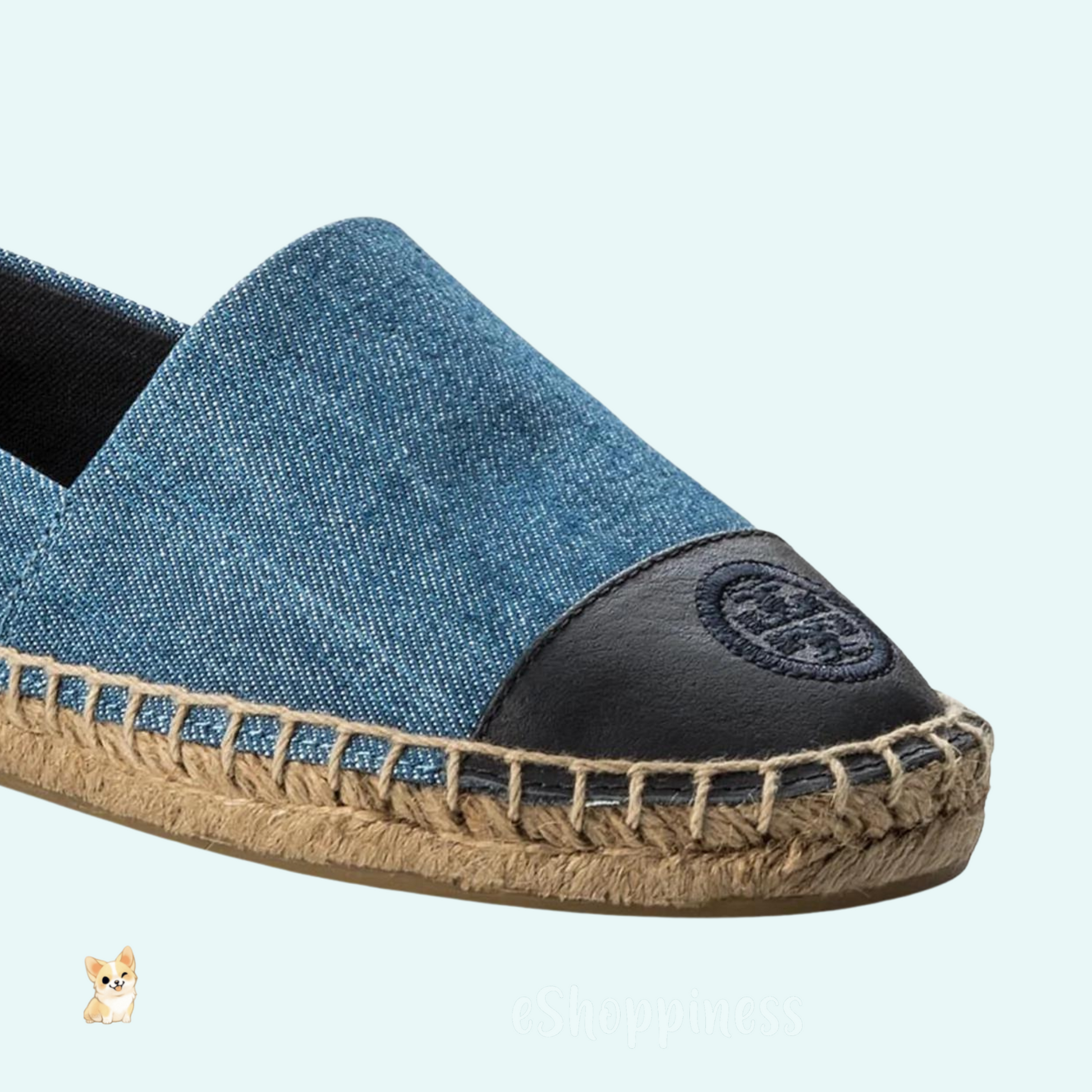 美國Tory Burch Espadrille 拼色漁夫鞋– eShoppiness