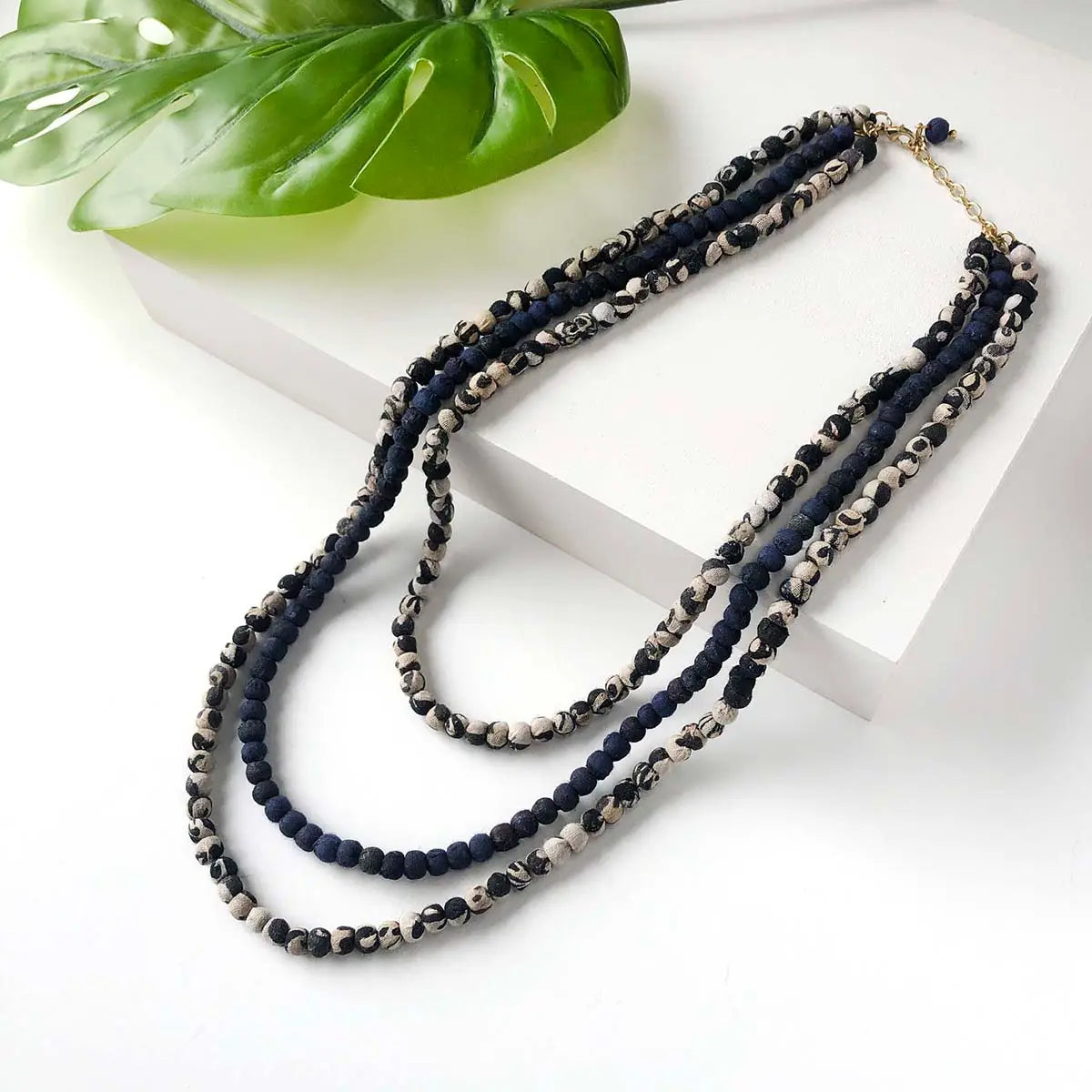 Layered Indigo Necklace