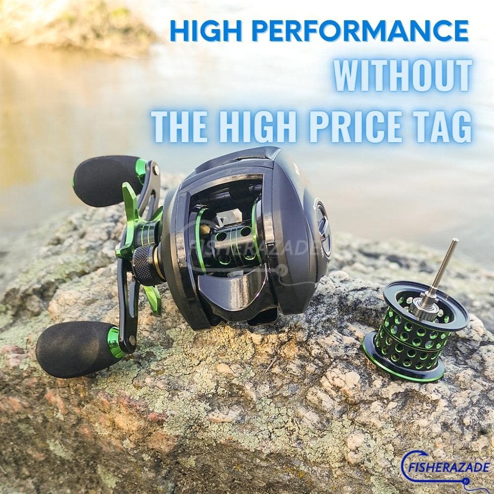 Wowobjects® High Speed 8.1:1 Gear Ratio Baitcast Fishing Reel 19+1