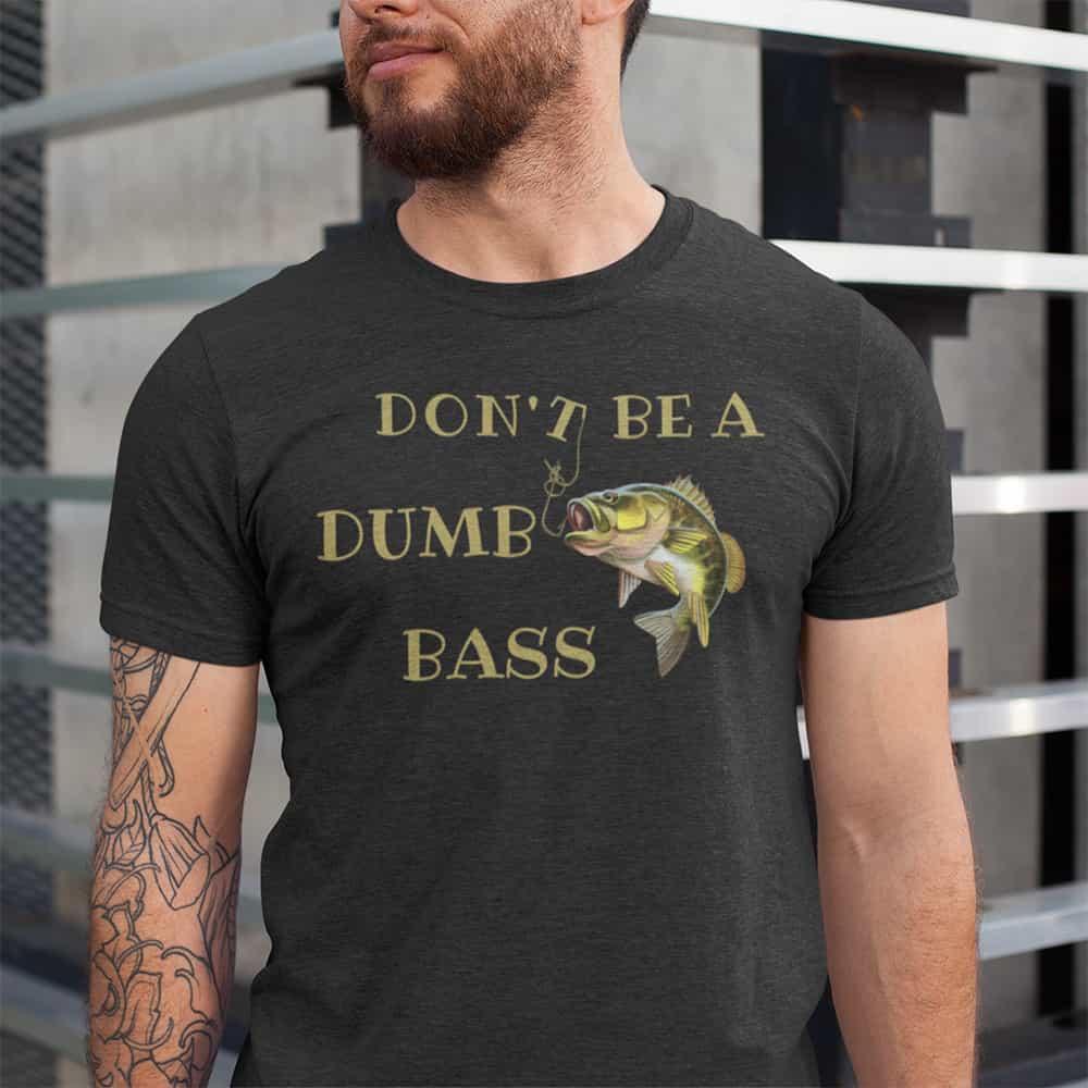 Funny bass fishing t shirt