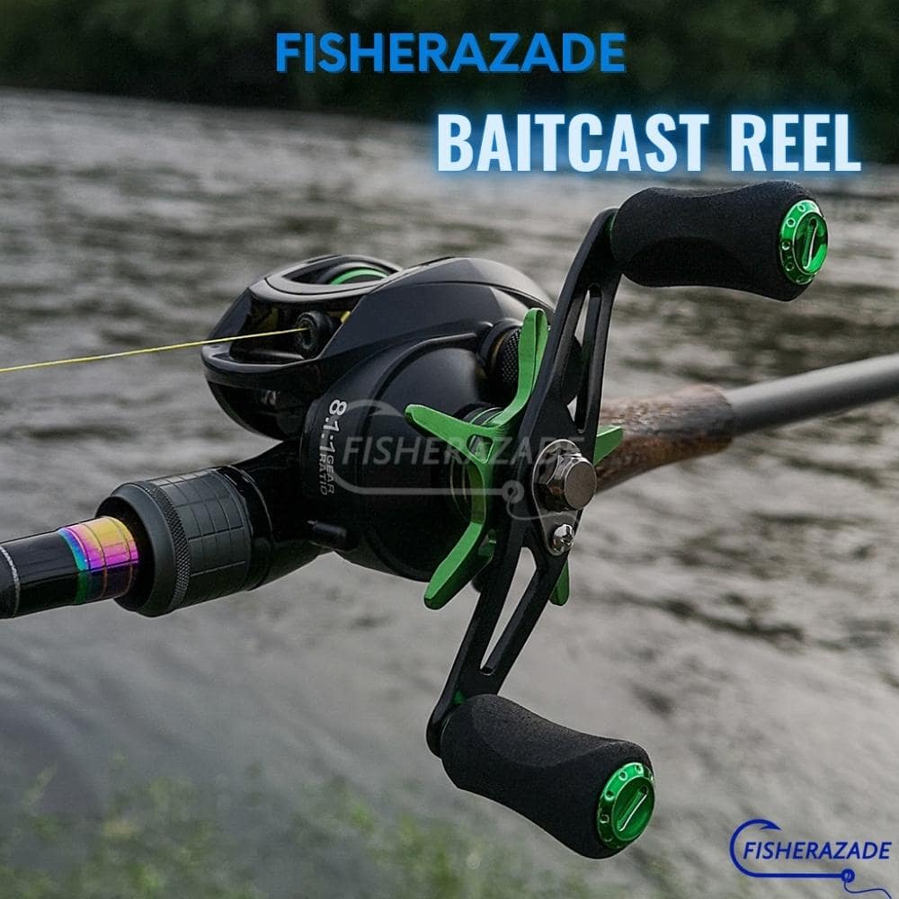 High Speed Baitcast Reel 8.1:1 Gear Ratio - Fisherazade