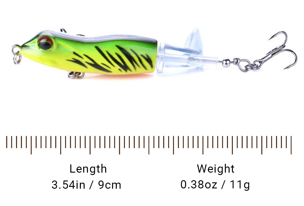 Propeller frog lure specifications