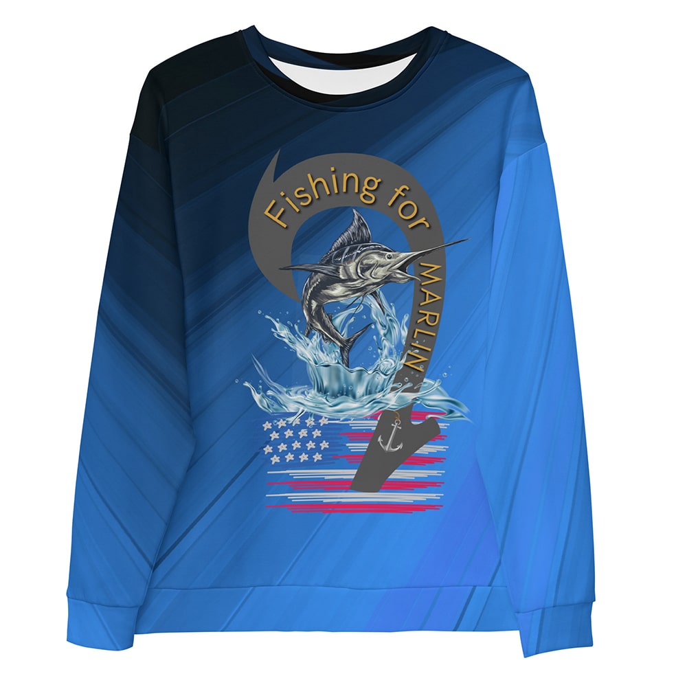 Fishing For Marlin Fishermen Sweatshirt