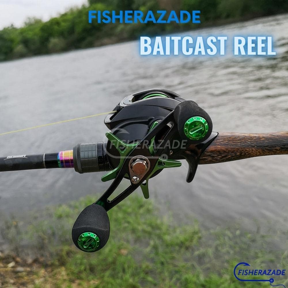 High Speed Baitcast Reel 8.1:1 Gear Ratio - Fisherazade