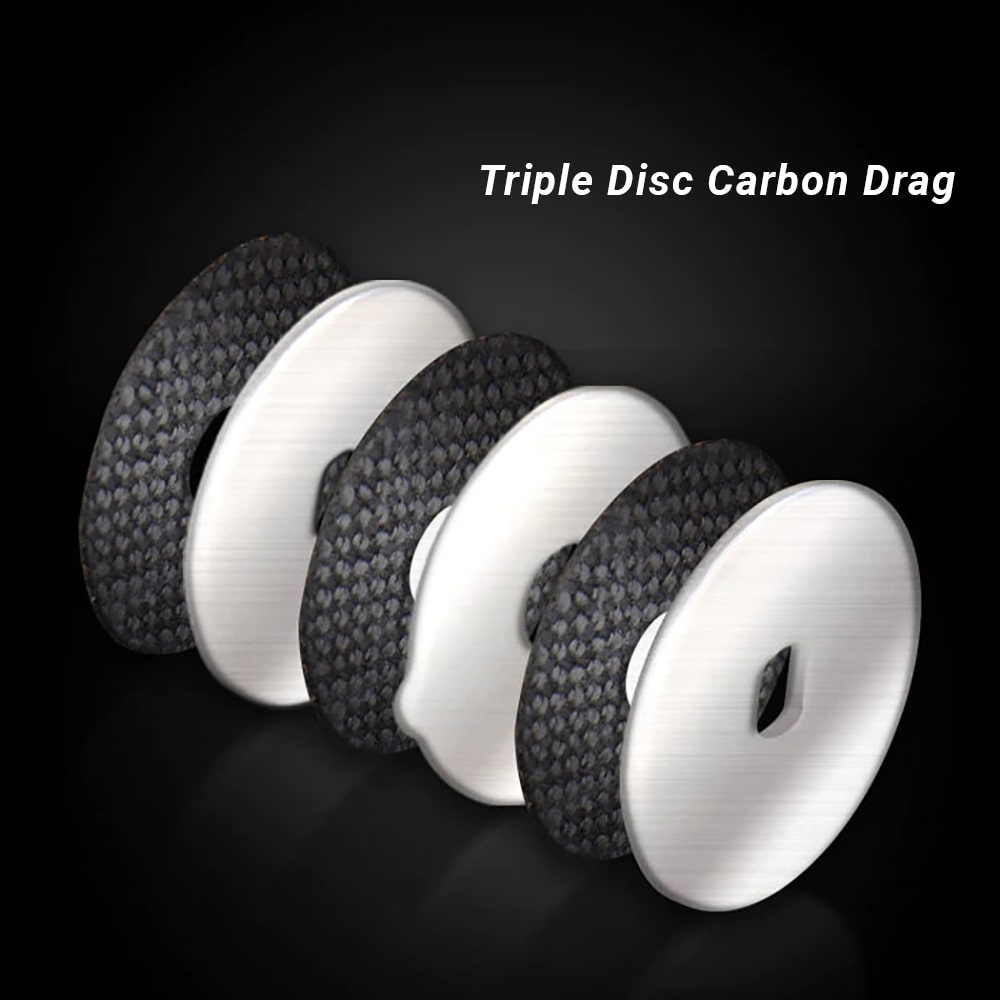 Triple disc carbon drag