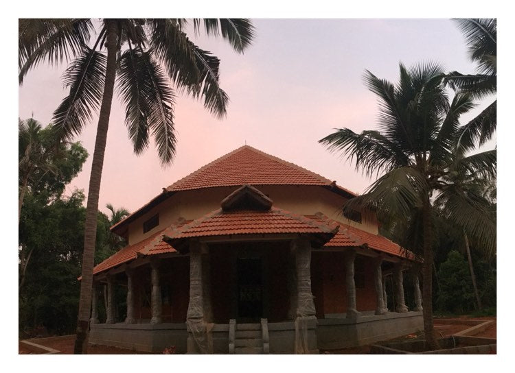 Ashtanga Yoga shala in progress of construction, Pandeshwar, India