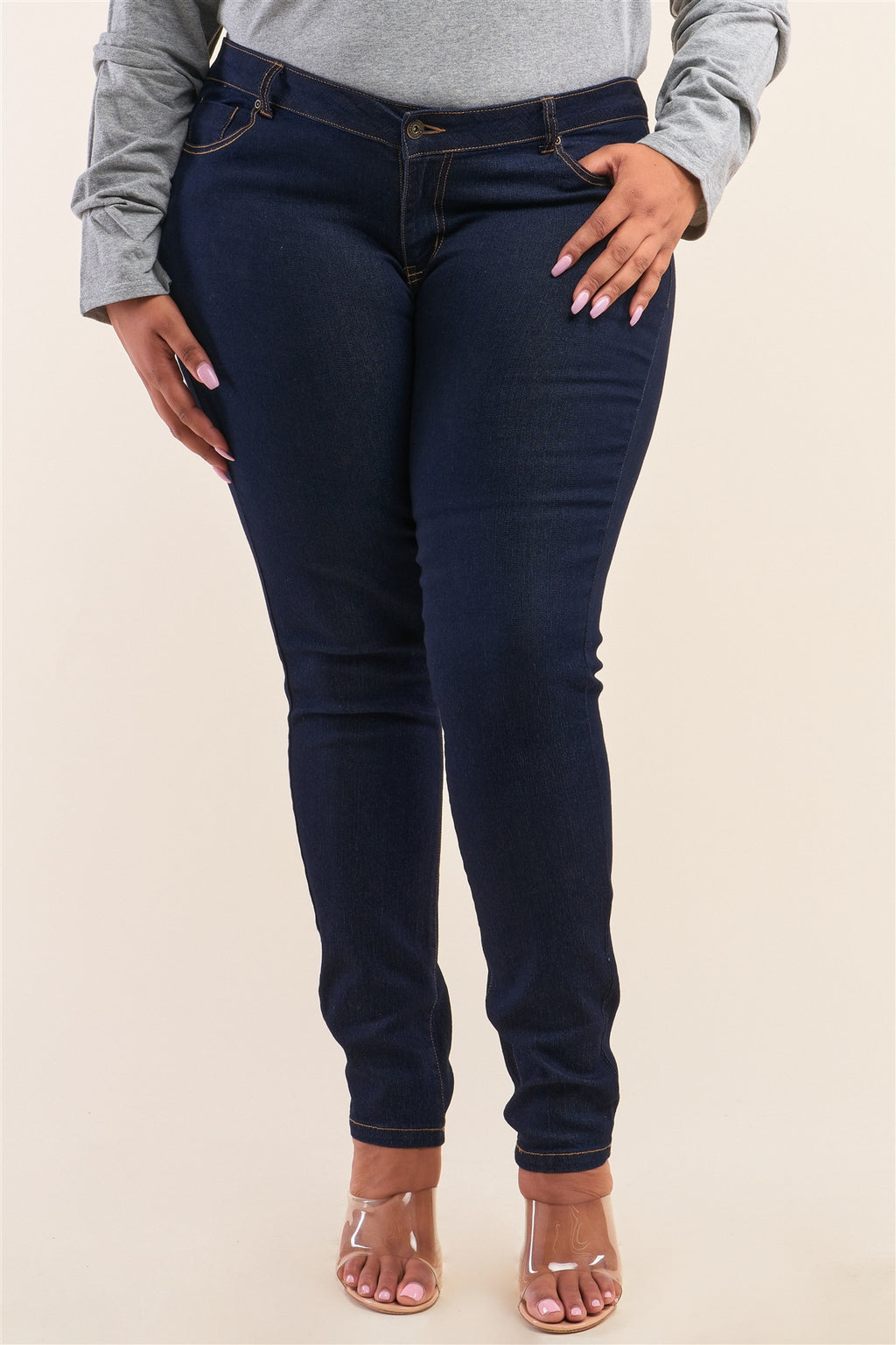 low rise plus size pants