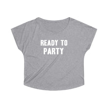 Load image into Gallery viewer, Ready to Party Labelled T-shirt Women Casual Printed Short Sleeve Graphic Tee With Multicolor
