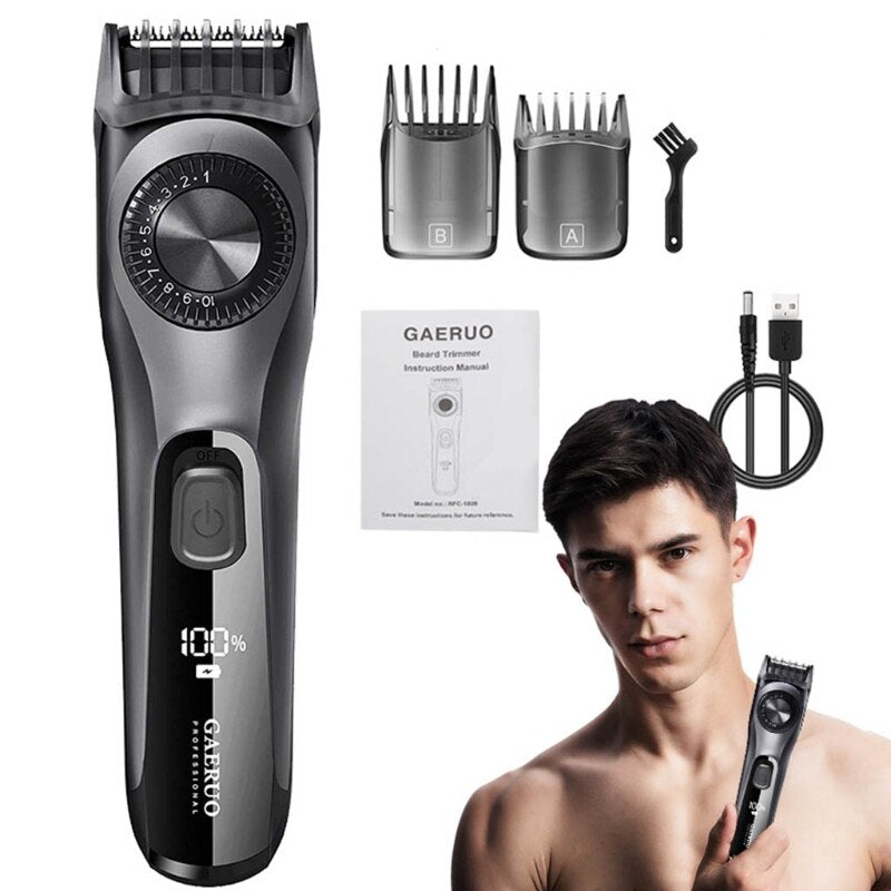 Adjustable Beard Trimmer for Men Beard Air