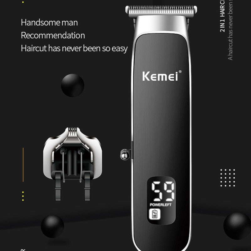 Professional Rechargeable Metal Clippers – Beard Air