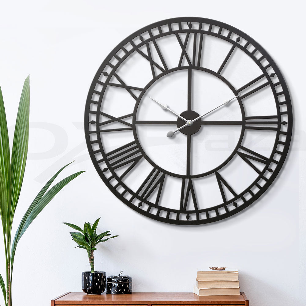 80cm Modern Vintage Retro Wall Clock Asterix Store