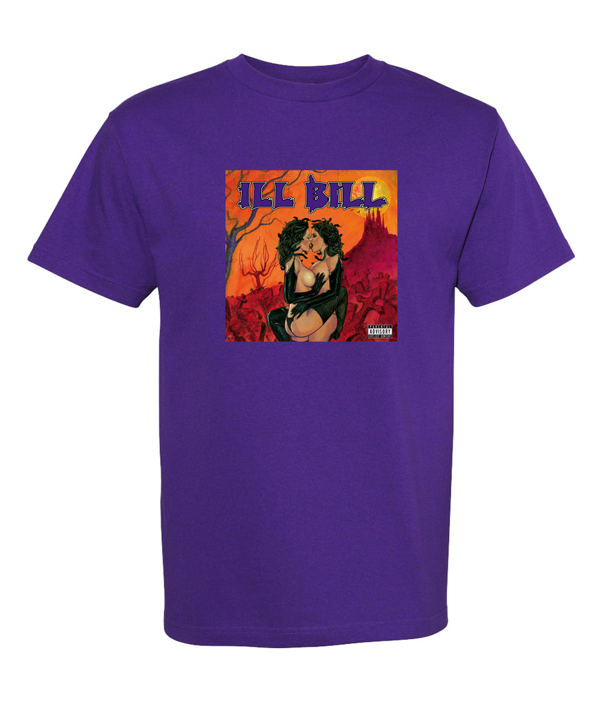 ILL BILL La Bella Medusa T Shirt (Purple) – Benchmark Merchandising